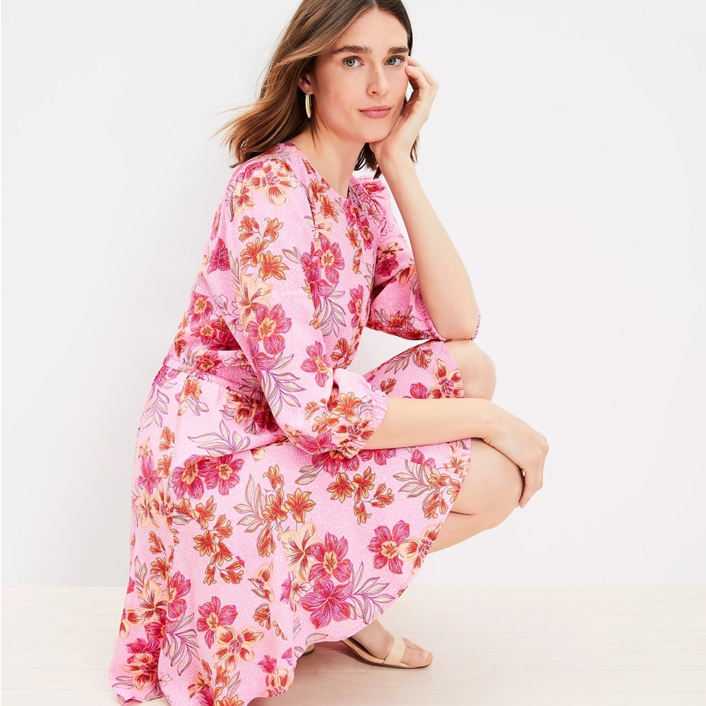 Floral Pink Dress